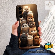 Samsung A17 4G 2025 Case - Rajacase - Samsung A17 4G casing - Cats case Motif - Mobile phone protect