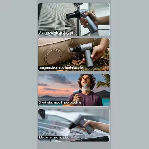 N84R Handheld Mini Turbo Violent Fan Brushless Motor 90000 RPM X7 Violent Blower Turbo Jet Fan 45m/S