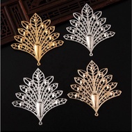 Cucuk Sanggul Lintang Gold Silver Metal Jewellery Accessories/Filigree Metal Crafts Hollow DIY Leaves Flower/Dokoh Besi