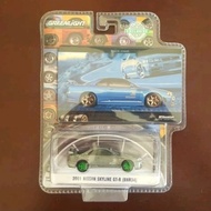 GREENLIGHT BFGoodrich 2001 Nissan Skyline GT-R R34 BNR34 GREEN MACHINE CHASEGreenlight