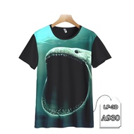 Bloop Monster Sea Fish T-shirt 3D Printed Children's  Adult Clothes Kid T-shirt
