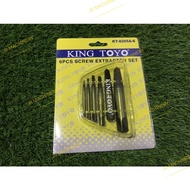 KINGTOYO/KING TOYO KT-8205A-6 6PCS SCREW EXTRACTOR SET