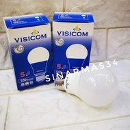 Bulb 5watt Visicom Lampu Bohlam LED 5w 4000k Coolwhite Lampu LHE Semu