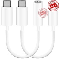MC#1/2Pcs Headphone Adapter Type-C 3.5mm USB C Connector to 3.5mm Audio Aux Cable Connector
