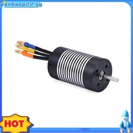 3650 Internal Rotation 4 Pole Non-Inductive Brushless Motor Axle Diameter 3.175mm1/14 1/12RC Automot