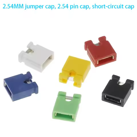 100PCS 2.54mm jumper cap 2.54 pin cap short circuit cap short circuit block connection block