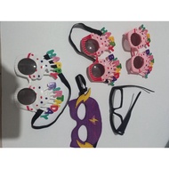 ♻️2nd birthday party sunglasses selfish birthday party sun glasses cermin mata preloved second hand
