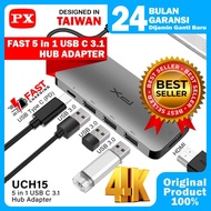 PX UCH-15 Hub Converter USB Type C to HDMI USB 3.1