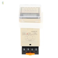 BAIHEE Digital Time Relay, 0.01S-99H99M 220V Time Relay, Precision Timing DH48S‐2Z with Socket Base 