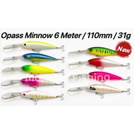 Opass Minnow 600+/Max 6.0m / 110F / 31g