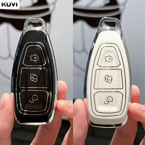 Fashion TPU Car Remote Key Case Cover Shell For Ford Focus 3 4 Mondeo MK3 MK4 Fiesta Ecosport Kuga S