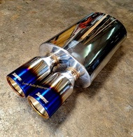 Exhaust Akrapovic Sport Muffler Twin Tips(Titanium)