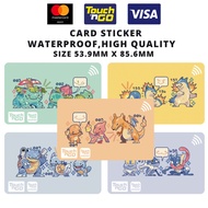 Pokemon TNG Card Skin - Touch n Go Card Sticker Cover (Waterproof, High Quality) ,TNG CARD