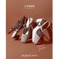【NEW】Lyden Mary Jane Series (sling back) 6cm pump heels - Beige//Khaki//Brown