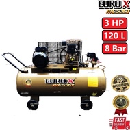 EUROX EAW-9120 Air Compressor | Compressor Angin ITALY Piston Head 3HP 120L 8BAR