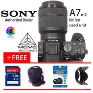 SONY ALPHA A7 MARK II KIT + 28-70MM (used)