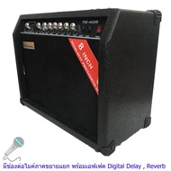 แอมป์กีต้าร์ VERMAAN ขนาด 40W มีช่องเสียบไมค์ ภาคขยายไมค์และปรับVolumeแยกอิสระ ใช้กับ กีต้าร์ไฟฟ้า ก