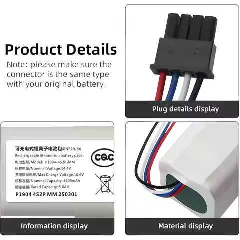 14.4V 12800mAh Replacement Battery 4S2P-MMBK P2150-4S2P-XWDLS For Xiaomi Mijia Vacuum Cleaner Dreame