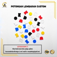 AKRILIK LEMBARAN 5MM / ACRYLIC LEMBARAN POTONGAN CUSTOM LASER CUTTING