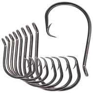 Octopus Hook 1/0-10/0 Fishing Circle Hooks Freshwater Beak Offset Fishing Hooks Sharp High Carbon St