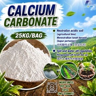 CACO3 [25KG] High purity calcium carbonate lime powder Malaysia | Agriculture Aquaculture Farming Us
