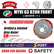 DISC ROTOR PERODUA MYVI G3 D20N 2018YR~> FRONT SPORT DISC ROTOR FRONT 43512-BZ320