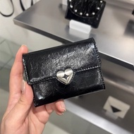 Fennec HEARTY FLAP WALLET Korean Designer New Card Holder Simple Practical Short Coin Purse