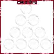 STA 10 Pieces Coin Capsules 25 mm NFC Coin Holders Clear Acrylic Storage for Case for 1 Inch NFC Tag