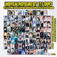 Pc Unoff 100pcs Photocard BTS/Waterproof Thick glossy Lamination