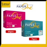 Paper One A4 Paper 75Gsm / 85Gsm 500 Sheet/1pkt (Ready Stock)