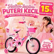 COD basikal budak 12 /18 Inch Bicycles kids Bike 2-12 tahun Free Training Wheels Kid Bicycle 兒童自行車