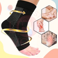 LOVESTORY 2 PCS Stokin Terapi Sport Unisex Ankle Guard Support Stokin Kesihatan Kaki Terapi Sakit Ti