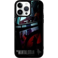 (多種型號可選)星際大戰:曼達洛人-Mandalorian iPhone 15/14/13/12/11/Pro/Pro Max 鏡面保護殼 升級版-5451 手機殻