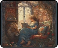 Mousepad Beauty and The Beast Mouse Pad Mouse Mat Fairy Tale Decor Gift Desk Accessories 9.5"x8" Col