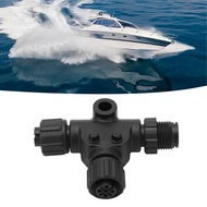 jiabo KIMISS for NMEA 2000 T Connector 3 Port 5Pin Thread IP67 Networks Boat/Yacht Series Ship/Yacht