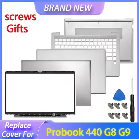 Repalce Cover For Probook 440 G8 G9 445R G8 ZHAN 66 Pro 14 G4 Laptop LCD Back Cover Front Bezel Palm
