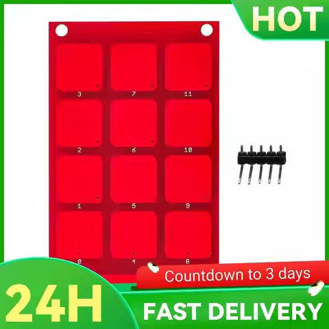 MPR121 3x4 Buttons Keys Keyboard I2C Interface Shield Sensitive Key Keyboard Module Capacitive Touch