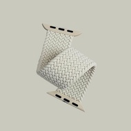 HAPS Chap. 米白色尼龍編織彈力Apple Watch錶帶