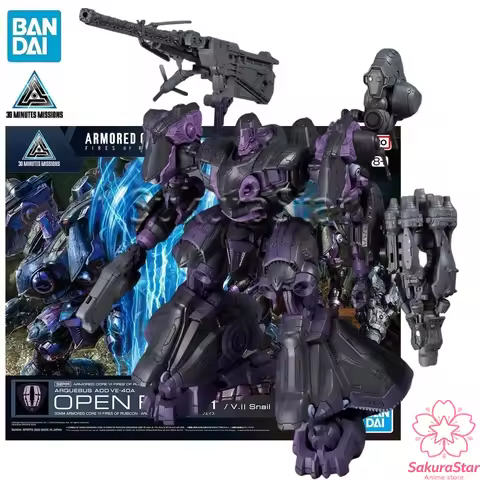 【In-stock】BANDAI 30MM ARMORED CORE Ⅵ FIRES OF RUBICON VE-40A OPEN FAITH Arquebus Assembly Collectibl