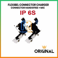 FLEXIBLE CONNECTOR CHARGER IP 6S CONNECTOR HANDSFREE + MIC ORIGINAL