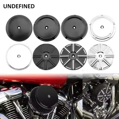 Air Filter Intake Cleaner Cover for Harley Dyna Street Bob Low Rider 99-2008 Softail Fatboy 2000-201