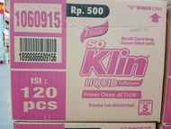 SO KLIN / Soklin LIQUID CAIR SACHET 1DUS / KARTON ALL VARIAN (500) ISI 120 SCH