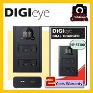 DIGIeye NP-FZ100 FZ100 NPFZ100 LED Dual Charger for Sony