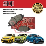 SHOJI FRONT BRAKE PAD BREK PERODUA MYVI LAGI BEST AXIA BEZZA ( SPD20046 )