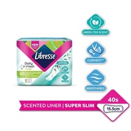 Libresse Super Slim Liner Green Tea (40s) | libresse liner | pantyliner