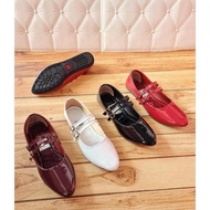 DF390>> BM 101 maria flat shoes with rubber soles