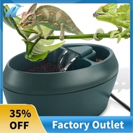 Reptile Chameleon Cantina with Snacks Trough, Drinking Fountain Water Dripper for Amphibians Insects