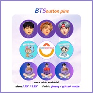 PIN BADGE KPOP BTS Fanmade Button Pin