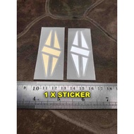 Split Diamond Logo Sticker for Headstock Les Paul Guitar Model Gibson Lp Sg Electric Acoustic Classi