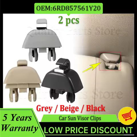 Sun Visor Bracket Hanger Holder Clip For Audi A6 C6 VW Passat B7 Polo Up! Skoda CITIGO RAPID Seat MI